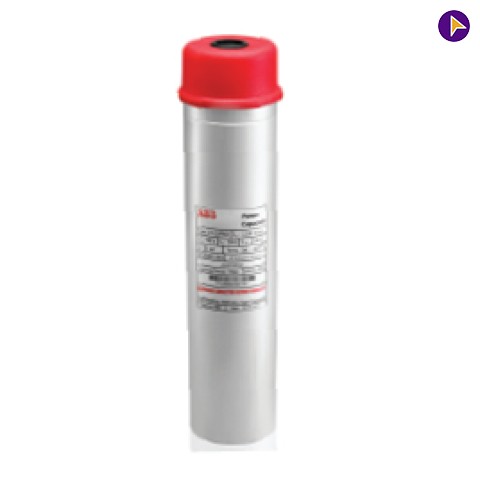 25KVAR 440V HEAVY-DUTY-MPP CYLINDRICAL CAPACITOR-ABB - 1HYC414007-112-1