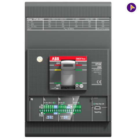 250A TP 50KA MICRO LSIG (XT4S 250) MCCB-ABB - 1SDA068490R1
