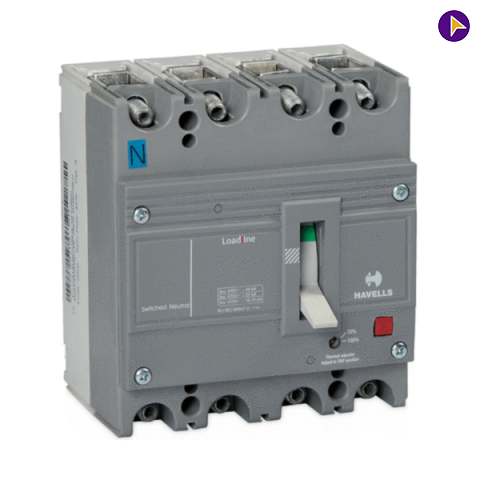 40A FP 25KA TMD(HID1) MCCB-HAVELLS - IHA13DBF0040