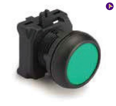 GREEN WITHOUT ELEMENT PUSH BUTTON-LANDT-EMNGFD1