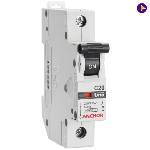 10A SP 'B' (UNO MCB) -ANCHOR - 98102