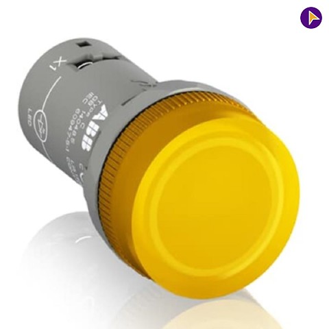 230V-AC COMPACT-RANGE YELLOW INDICATION LAMP-ABB - 1SFA619403R5233